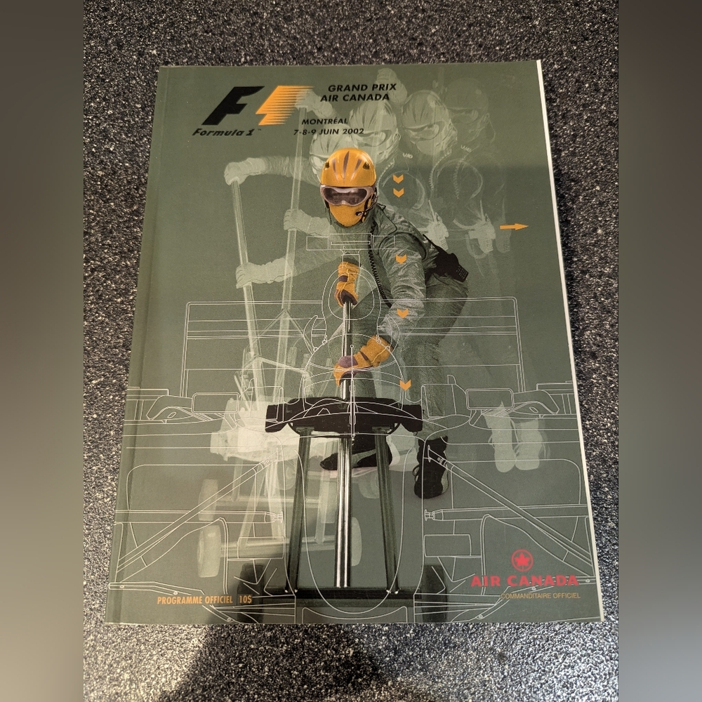 Formula 1 2002 Montreal Grand Prix Air Canada Program